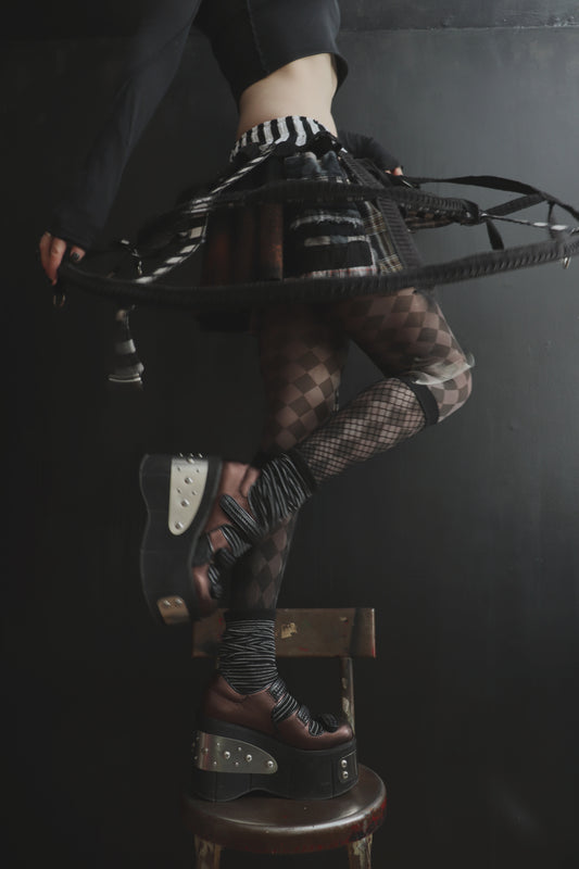 DreamedOfThePlacesIveBeenWithYou (One Size) Carnival Clown Ballet Hoop Skirt