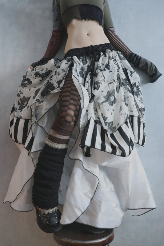 WeCanNeverMakeItOut (One Size) Floor Length Gathered Skirt