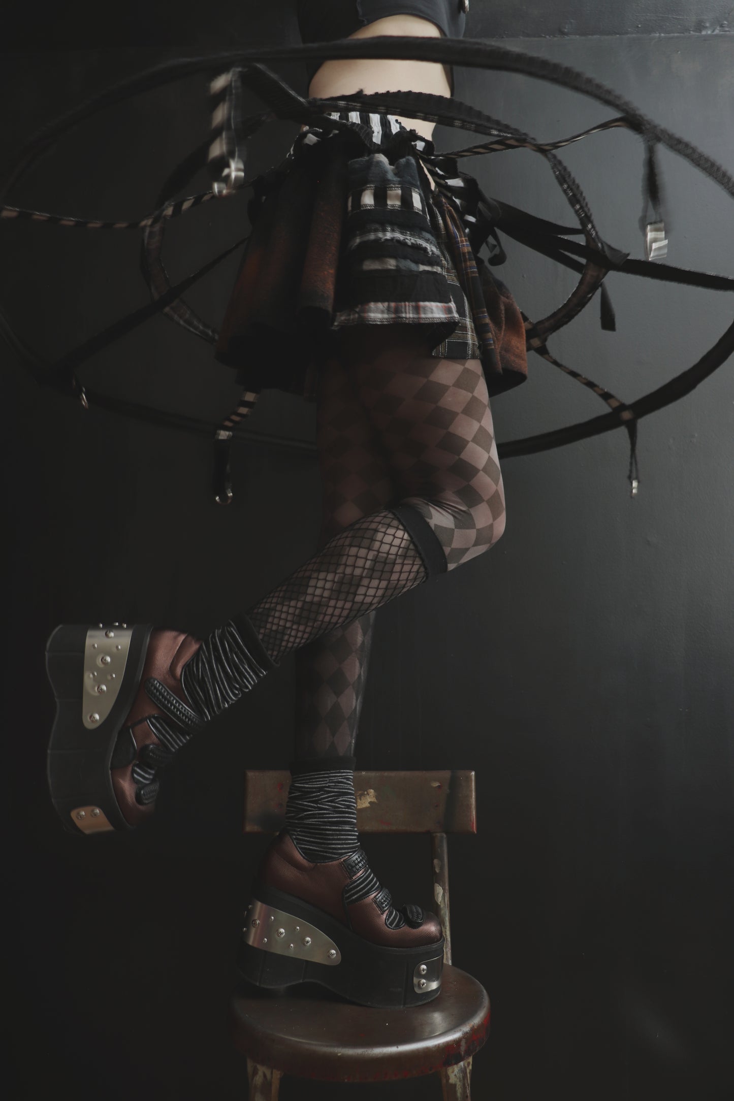 DreamedOfThePlacesIveBeenWithYou (One Size) Carnival Clown Ballet Hoop Skirt