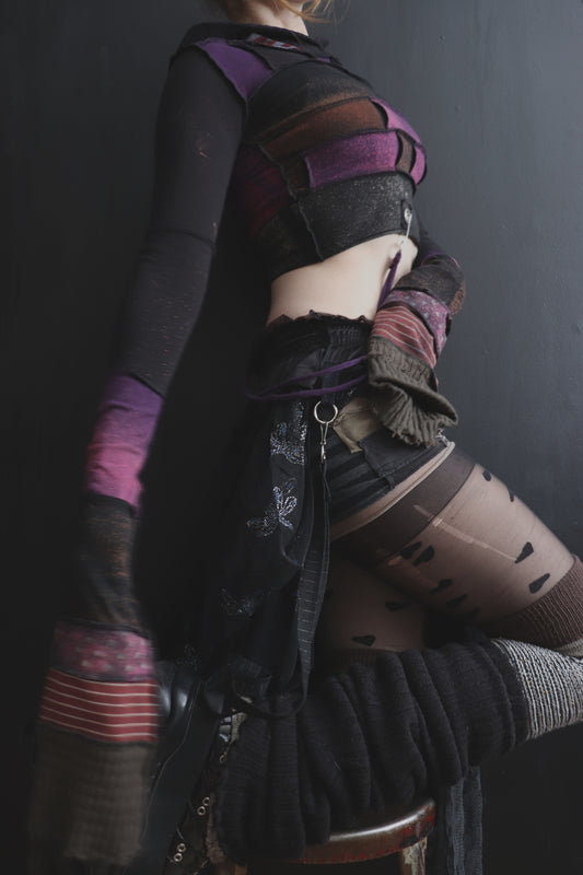 StarlightLooksSoGoodOnYou (S) Hooded Long Sleeve Tatter Shirt