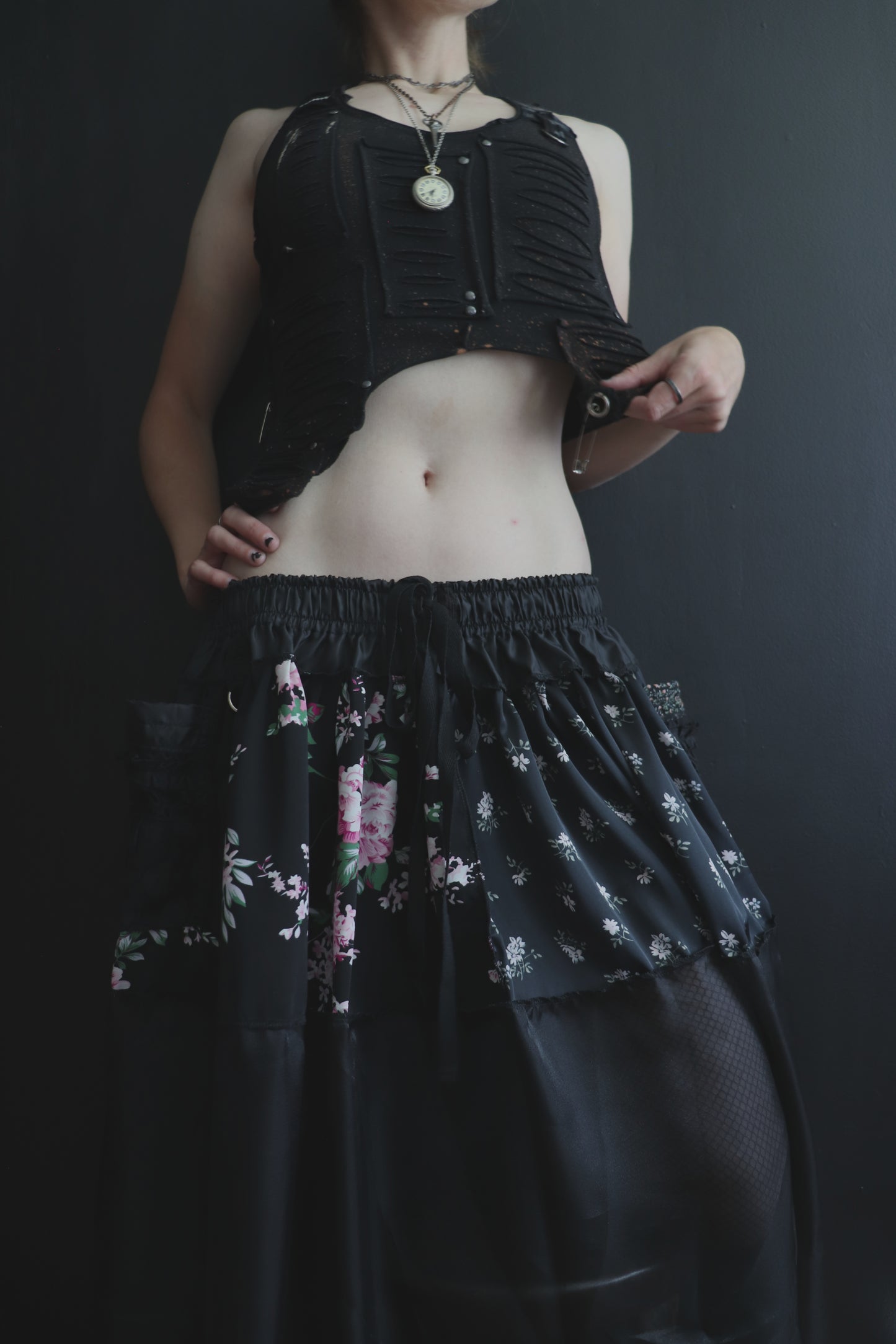 DoWhatWeLikeAndWeLikeWhatWeDo (S, M) Cotton Tattered Apocalypse Racerback Tank Top