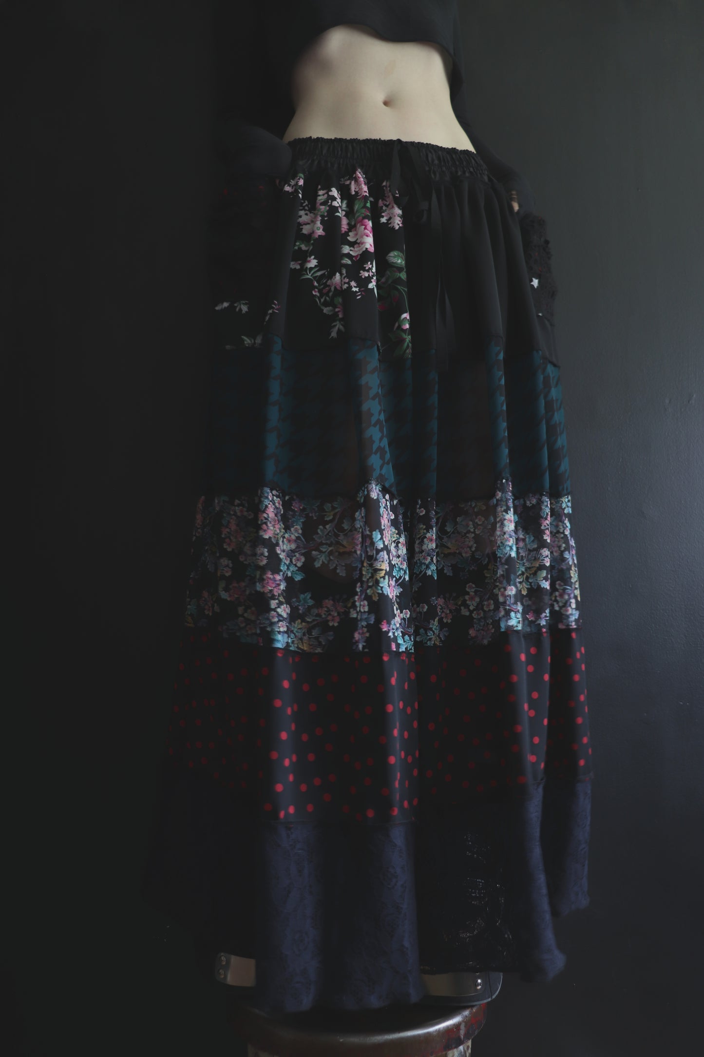 RootsThatSpreadSoDeep (One Size) Floor Length Floral Skirt