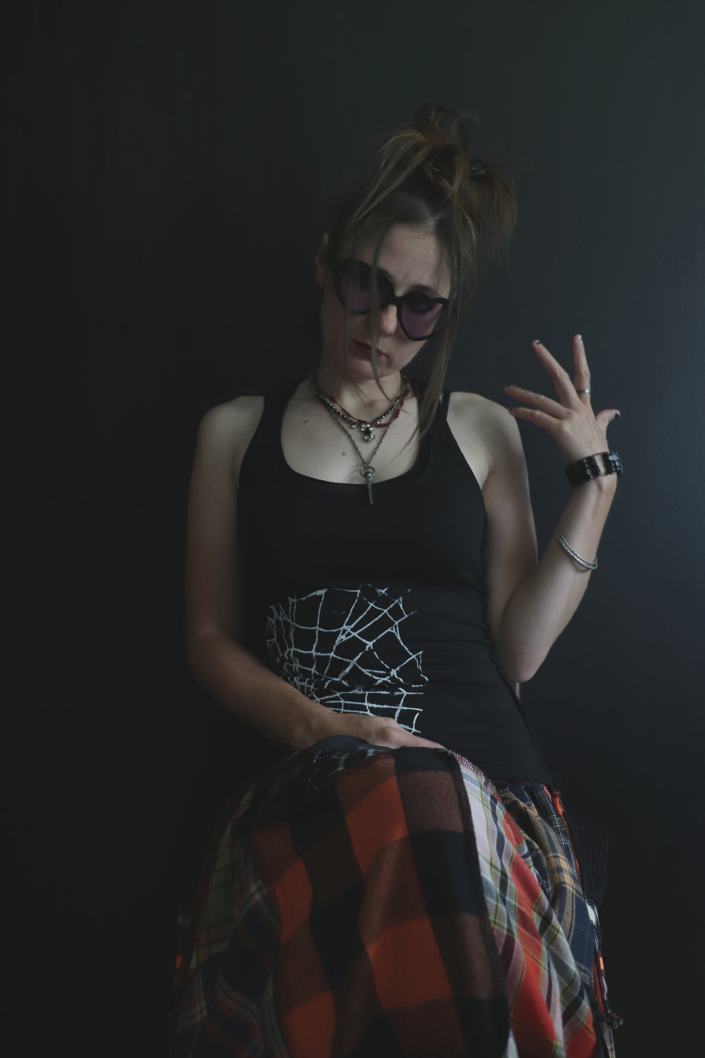 WannaBeAlright (S) Sample Sale Racerback Tank Top