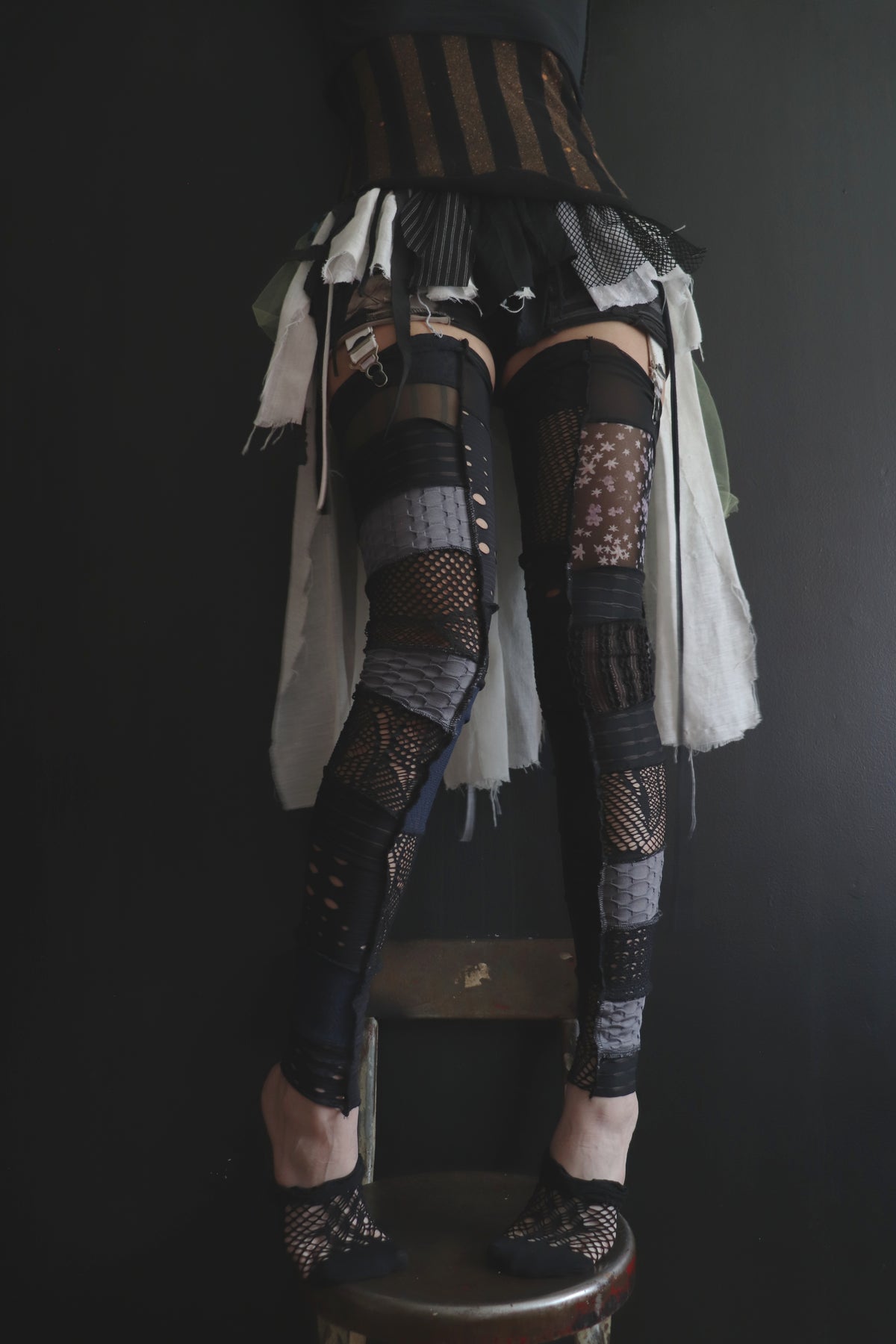 SingingYouTheWordsToYourFavoriteSong (One Size) Footless Thigh High Stockings Bloo Hoo Mix