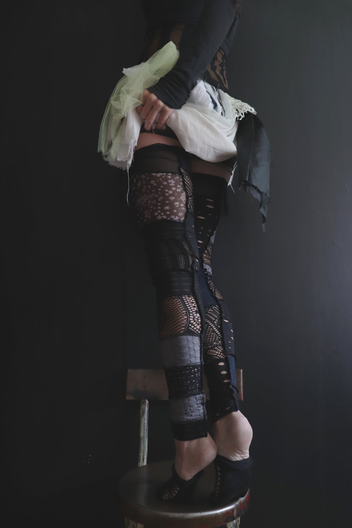 SingingYouTheWordsToYourFavoriteSong (One Size) Footless Thigh High Stockings Bloo Hoo Mix