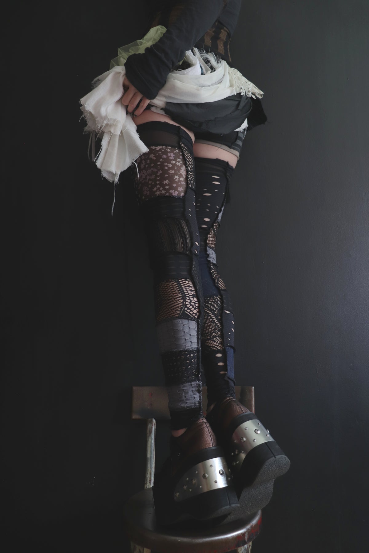 SingingYouTheWordsToYourFavoriteSong (One Size) Footless Thigh High Stockings Bloo Hoo Mix